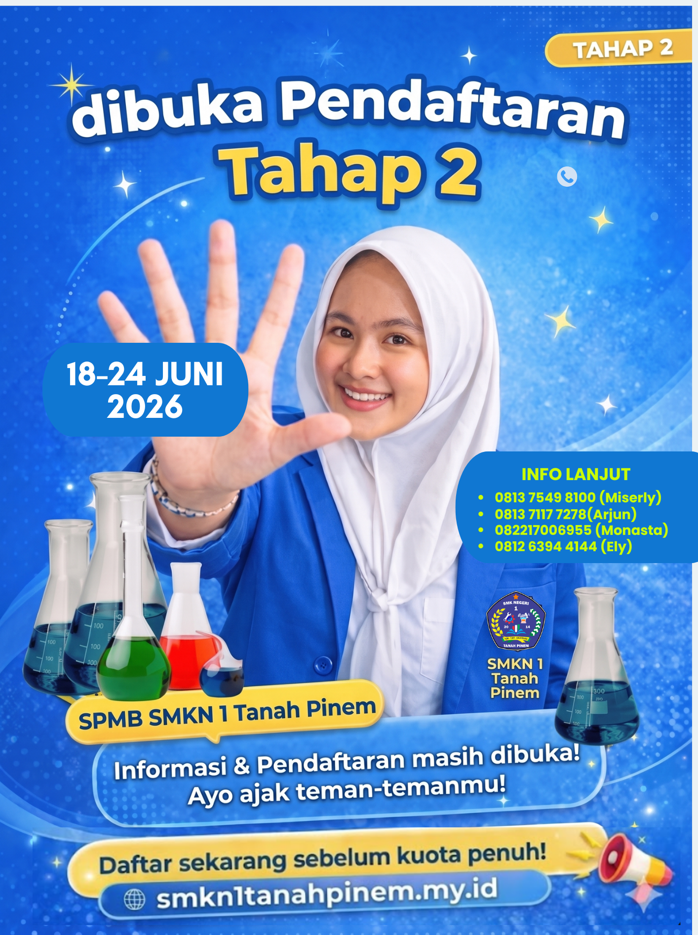 Pembukaan Tahap 2 SPMB